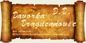 Davorka Dragucanović vizit kartica